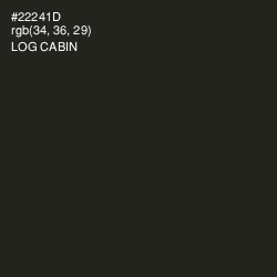 #22241D - Log Cabin Color Image